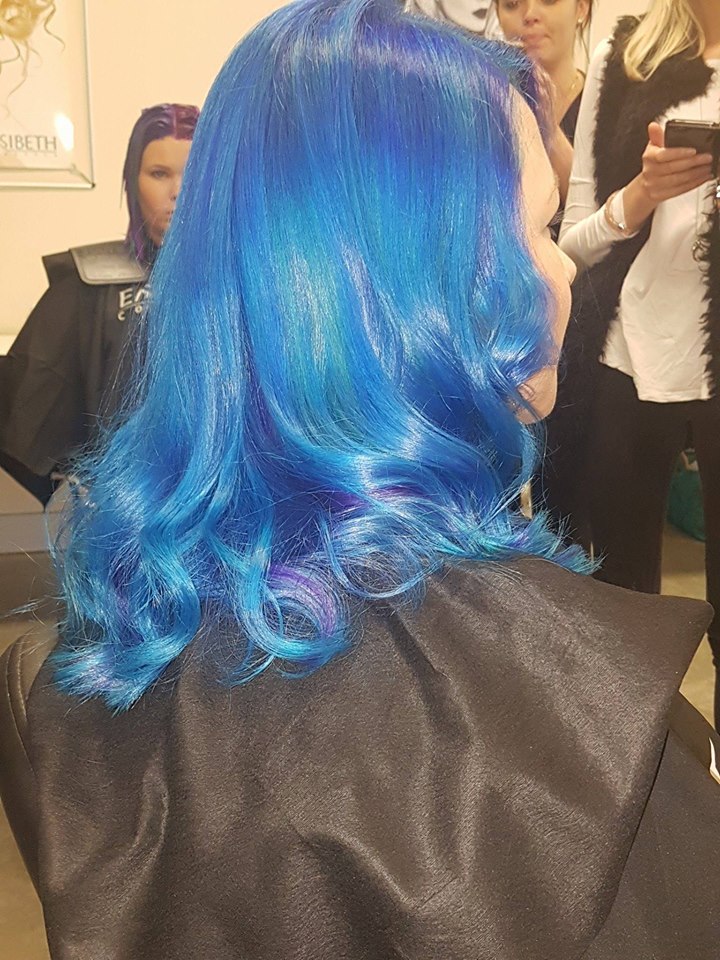 blue hair colour mandurah