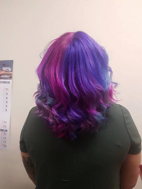 pink and purple hair mandurah
